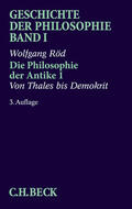Röd |  Röd, W: Geschichte d. Philosophie 1 | Buch |  Sack Fachmedien