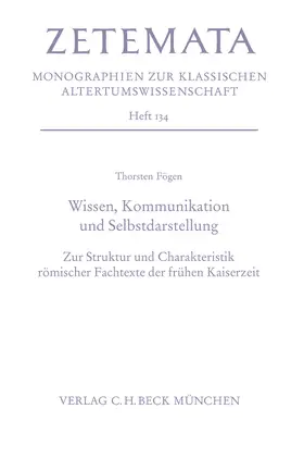 Fögen |  Wissen, Kommunikation und Selbstdarstellung | Buch |  Sack Fachmedien
