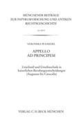 Wankerl |  Appello ad principem | Buch |  Sack Fachmedien