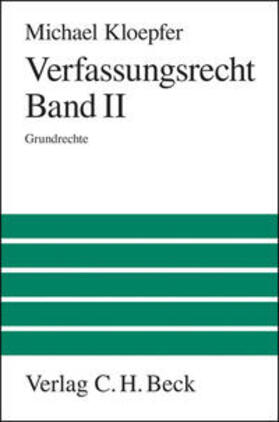 Kloepfer | Verfassungsrecht | Buch | 978-3-406-59527-1 | sack.de