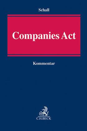 Schall |  Companies Act | Buch |  Sack Fachmedien