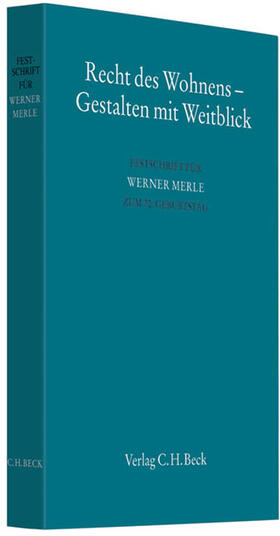 Armbrüster / Evangelisches Siedlungswerk in Deutschland / Becker | Recht des Wohnens - Gestalten mit Weitblick | Buch | 978-3-406-59992-7 | sack.de