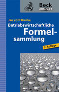 Brocke |  Betriebswirtschaftliche Formelsammlung | Buch |  Sack Fachmedien