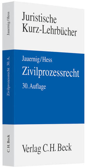 Jauernig / Hess / Lent |  Zivilprozessrecht | Buch |  Sack Fachmedien