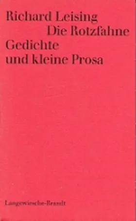 Leising / Wachinger |  Die Rotzfahne | Buch |  Sack Fachmedien
