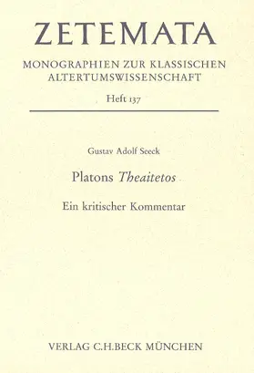 Seeck |  Platons Theaitetos | Buch |  Sack Fachmedien