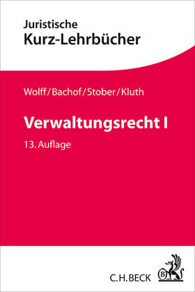 Wolff/Bachof/Stober | Verwaltungsrecht Band I | Buch | 978-3-406-60925-1 | sack.de