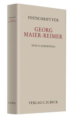 Grunewald / Westermann | Festschrift für Georg Maier-Reimer zum 70. Geburtstag | Buch | 978-3-406-61092-9 | sack.de