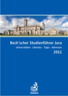 Winkler | Beck'scher Studienführer Jura 2011 | Buch | 978-3-406-61300-5 | sack.de