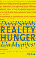 Shields |  Reality Hunger | Buch |  Sack Fachmedien