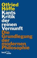 Höffe |  Kants Kritik der reinen Vernunft | eBook | Sack Fachmedien