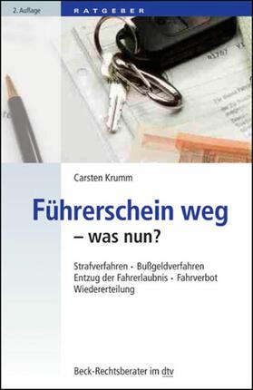Krumm | Führerschein weg - was nun? | E-Book | sack.de