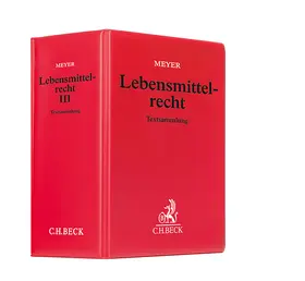  Lebensmittelrecht  Hauptordner III 86 mm | Loseblattwerk |  Sack Fachmedien