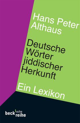 Althaus | Deutsche Wörter jiddischer Herkunft | E-Book | sack.de