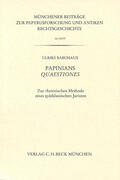 Babusiaux |  Papinians Quaestiones | Buch |  Sack Fachmedien