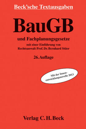 Stüer |  Baugesetzbuch: BauGB | Buch |  Sack Fachmedien