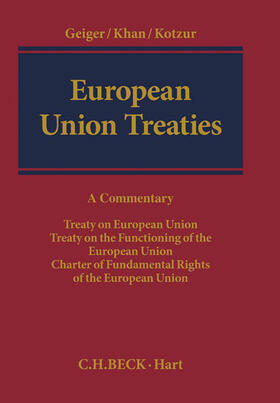 Geiger / Khan / Kotzur |  European Union Treaties | Buch |  Sack Fachmedien