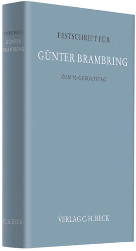 Rheinische Notarkammer |  Festschrift für Günter Brambring zum 70. Geburtstag | Buch |  Sack Fachmedien
