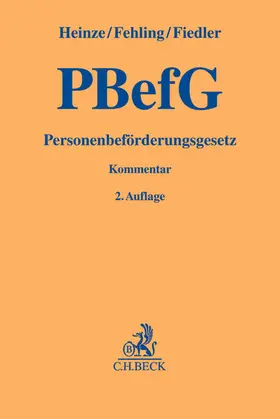 Heinze |  Personenbeförderungsgesetz. PBefG | Buch |  Sack Fachmedien