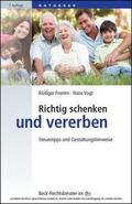 Fromm / Vogt |  Richtig schenken und vererben | eBook | Sack Fachmedien