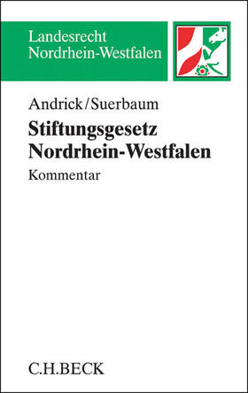 Suerbaum / Andrick | Stiftungsgesetz für das Land Nordrhein-Westfalen StiftG NRW | Buch | sack.de