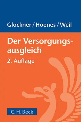 Glockner / Hoenes / Weil |  Der Versorgungsausgleich | Buch |  Sack Fachmedien