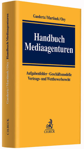 Gaedertz / Martinek |  Handbuch Mediaagenturen | Buch |  Sack Fachmedien