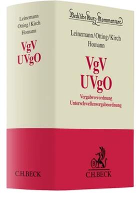 Leinemann / Otting / Kirch |  VgV / UVgO  | Buch |  Sack Fachmedien