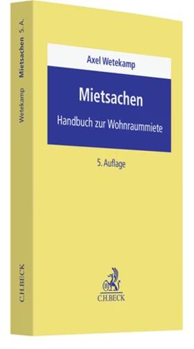 Wetekamp | Mietsachen | Buch | 978-3-406-64932-5 | sack.de
