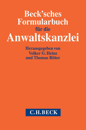 Heinz/Ritter | Beck'sches Formularbuch für die Anwaltskanzlei  | Buch | 978-3-406-64976-9 | sack.de
