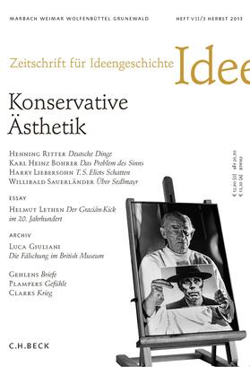 Lepper / Schlak |  Zeitschrift für Ideengeschichte Heft VII/3 Herbst 2013 | eBook | Sack Fachmedien