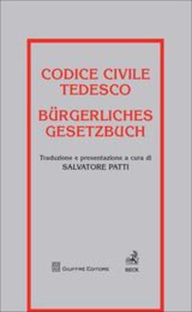 Patti |  Codice Civile Tedesco | Buch |  Sack Fachmedien