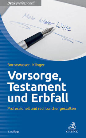 Bornewasser / Klinger | Vorsorge, Testament und Erbfall | E-Book | sack.de