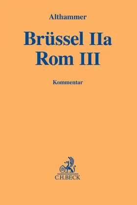 Althammer |  Brüssel IIa Rom III | Buch |  Sack Fachmedien