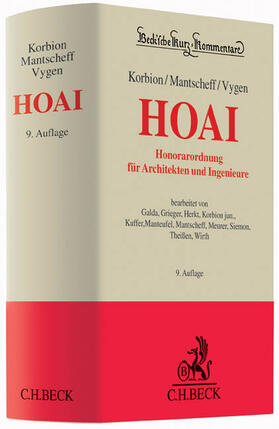 Korbion / Mantscheff / Vygen | Honorarordnung für Architekten und Ingenieure (HOAI) | Buch | 978-3-406-66441-0 | sack.de