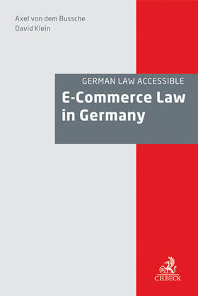 Bussche / Klein | E-Commerce Law in Germany | Buch | 978-3-406-66527-1 | sack.de