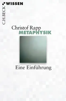 Rapp | Metaphysik | E-Book | sack.de