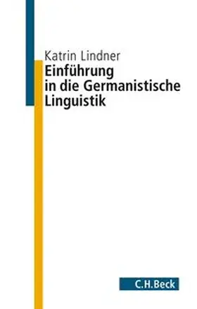Lindner |  Einführung in die germanistische Linguistik | Buch |  Sack Fachmedien