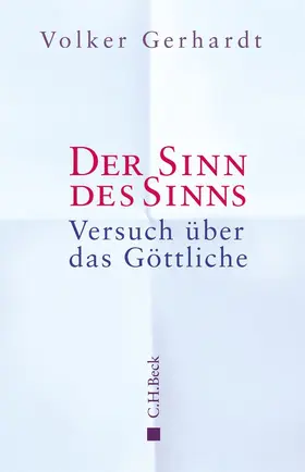 Gerhardt |  Gerhardt, V: Sinn des Sinns | Buch |  Sack Fachmedien