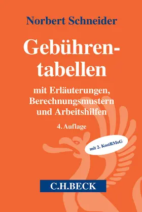 Schneider |  Gebührentabellen | Buch |  Sack Fachmedien