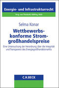 Konar |  Wettbewerbskonforme Stromgroßhandelspreise | Buch |  Sack Fachmedien