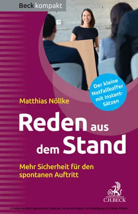 Nöllke |  Reden aus dem Stand | eBook | Sack Fachmedien