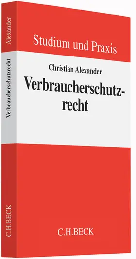 Alexander |  Verbraucherschutzrecht | Buch |  Sack Fachmedien