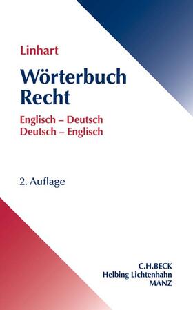 Linhart | Linhart, K: Wörterbuch Recht/Eng.-Dt./Dt.-Eng. | Buch | sack.de