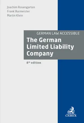 Rosengarten / Burmeister / Klein |  The German Limited Liability Company | Buch |  Sack Fachmedien