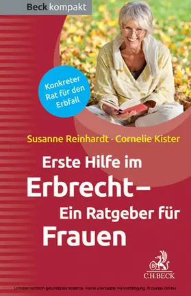 Reinhardt / Kister |  Erste Hilfe im Erbrecht | eBook | Sack Fachmedien