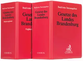  Gesetze des Landes Brandenburg: Textsammlung und Ergänzungsband - Kombination, mit Fortsetzungsbezug | Loseblattwerk |  Sack Fachmedien