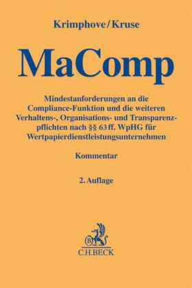 Krimphove / Kruse | MaComp | Buch | 978-3-406-67994-0 | sack.de