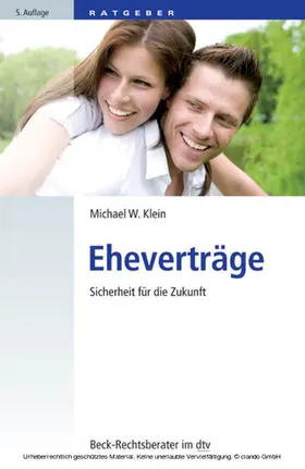 Klein | Eheverträge | E-Book | www.sack.de