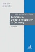 Rützel / Wegen / Wilske |  Commercial Dispute Resolution in Germany | Buch |  Sack Fachmedien